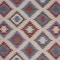 Homeroots 5 x 7 ft. Red & Blue Geometric Diamonds Area Rug 395477 - alternate 6